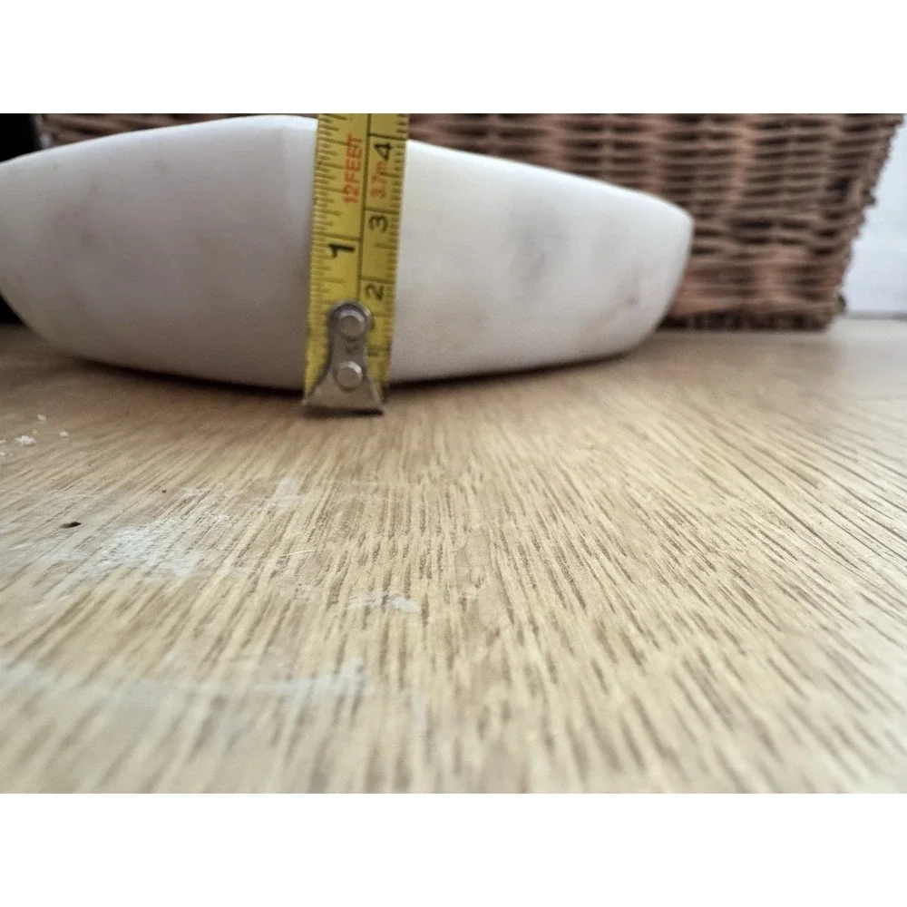 Marble Heart Shaped Dish Trinket Tray White Luxe Luxury Genuine Chic Minimalist